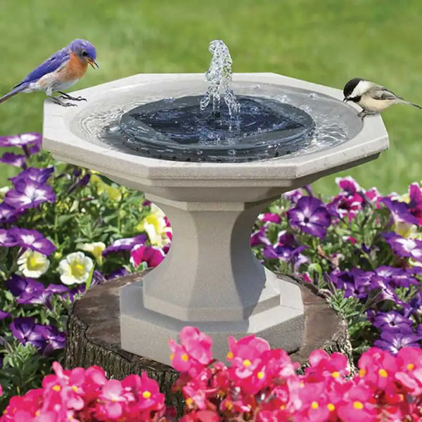 SOLARBRUNNEN ™ FONTAINE SOLAIRE décorative et utile