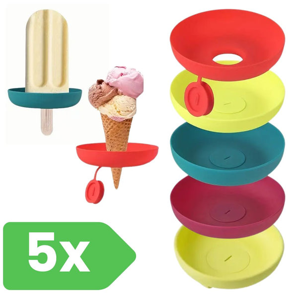 ICY ™ –  Porte-glace anti-goutte (lot de 5)