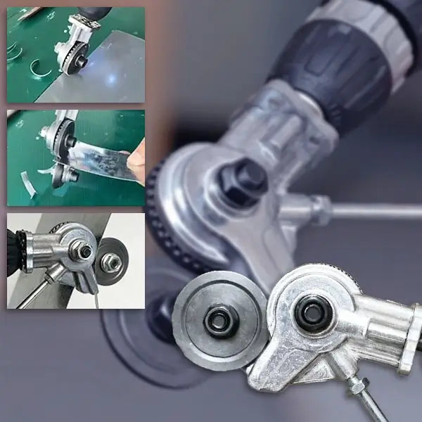 METALSLICER™ Accessoire de coupe en métal pour perceuse électrique