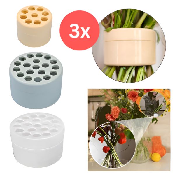 VASEKA ™ -  Porte-fleurs pour de superbes compositions (3 pièces)
