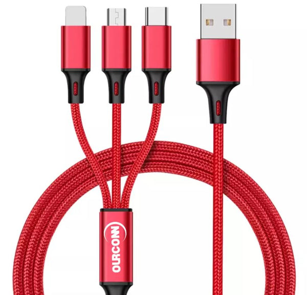 TecMax ™ Câble USB 3 en 1